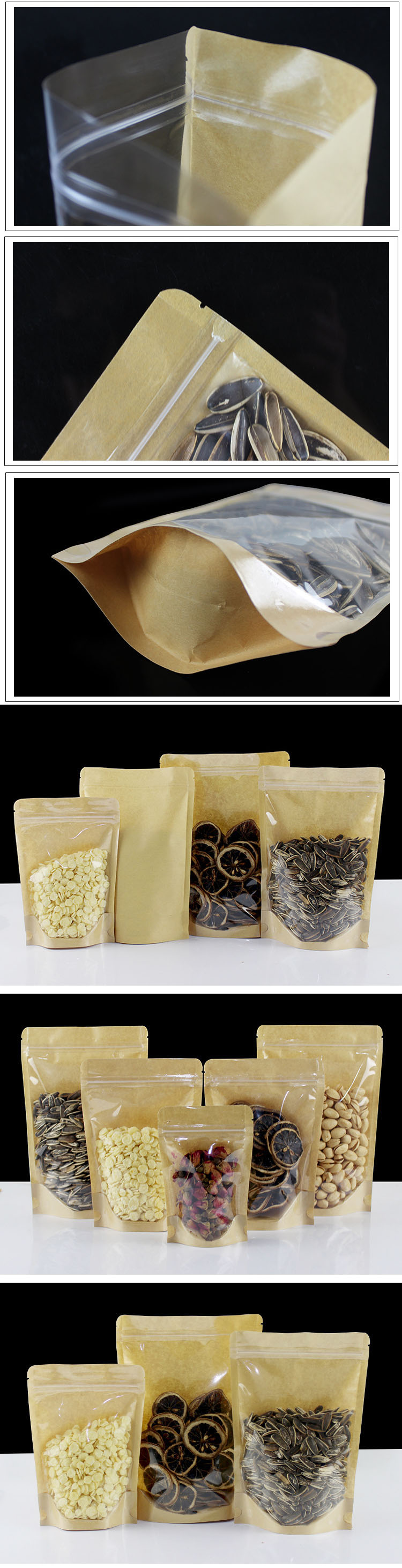 brown kraft paper bags