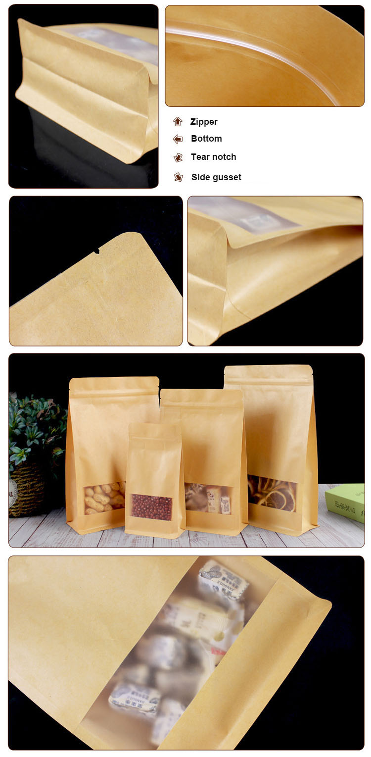 brown kraft paper bags