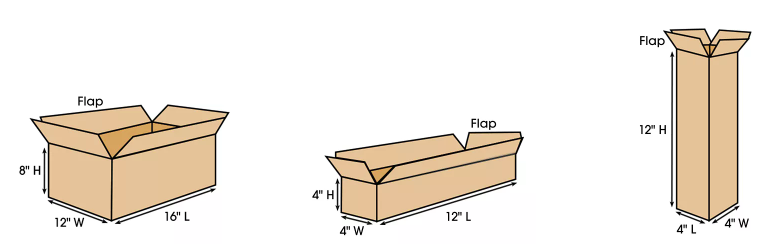 how to measure a box