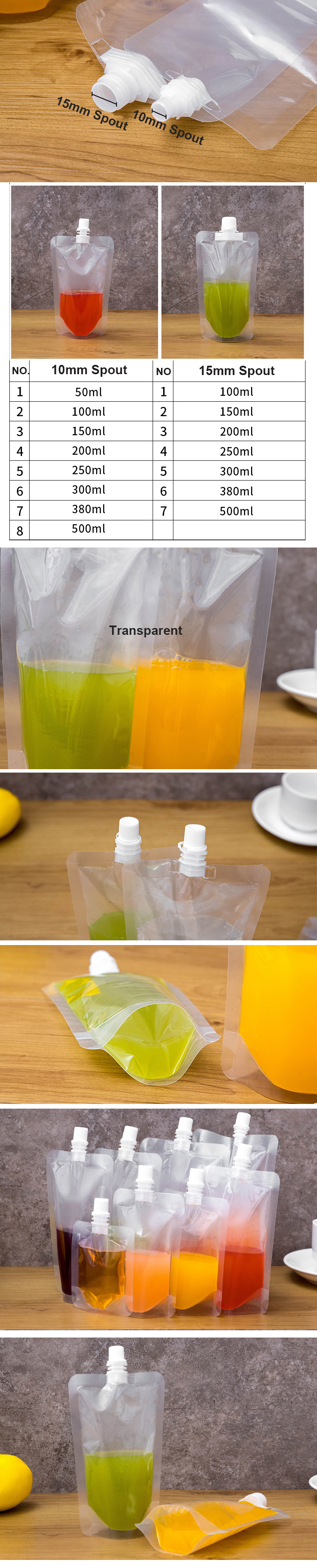 stand up spout pouch